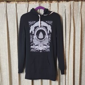 Black Capricorn Graphic Women's Hoodie